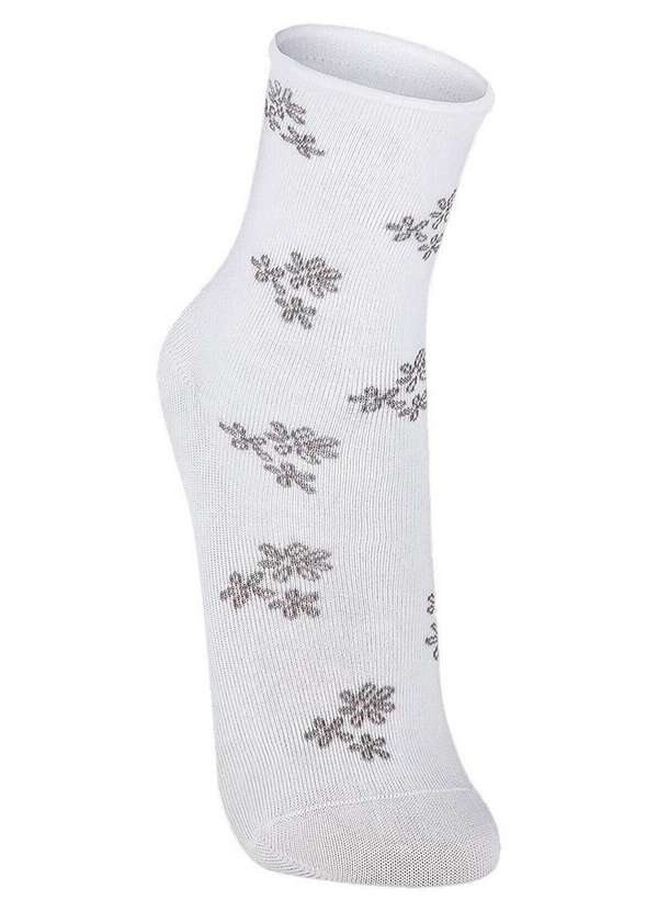 Lupo - Meia sem Punho Cano Médio Lupo 4421-044 1120-Branca 2