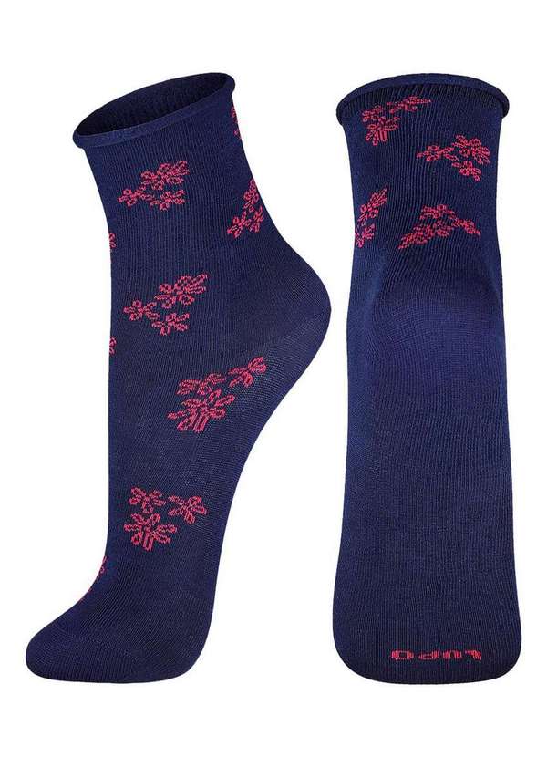 Lupo - Meia sem Punho Cano Médio Lupo 4421-044 2690-Marinho