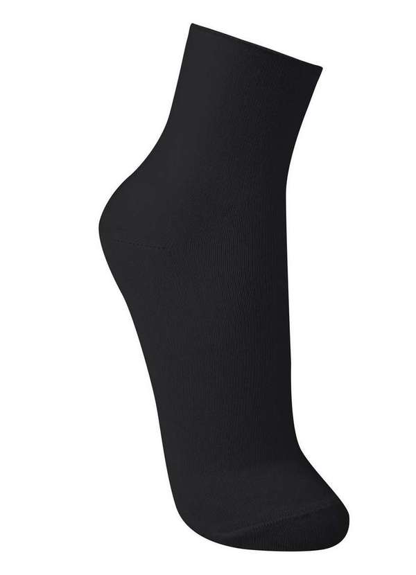 Trifil - Meia sem Punho Cano Médio Trifil 6158 9990-Preto