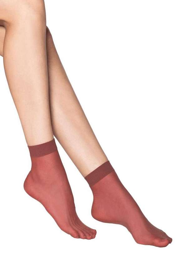 Lupo - Meia Soquete Fio 20 Loba 5530-001 5920-Carmin