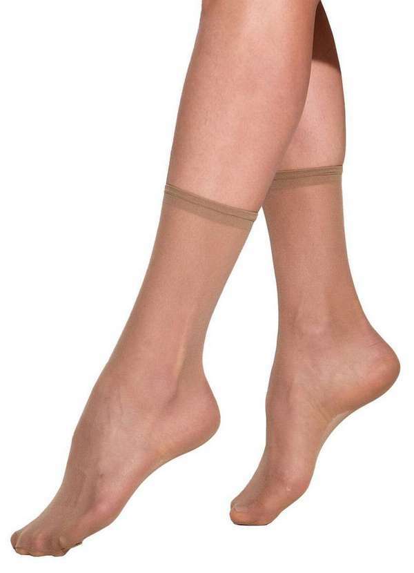 Trifil - Meia Soquete Fio 20 Trifil 6126 215-Tabaco