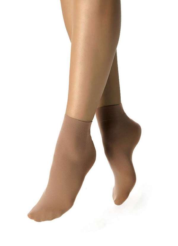 Selene - Meia Soquete Fio 40 Opaca Selene 9070-001 791-Pó-De-Arroz