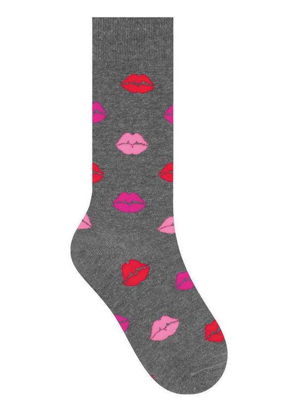 Selene - Meia Street Selene 4955-001 576-Grafite-Mescla