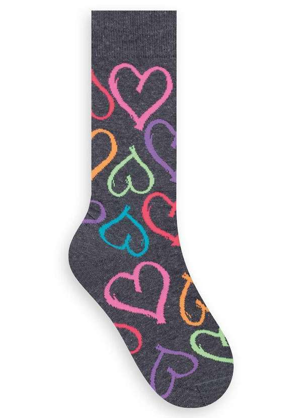 Selene - Meia Street Selene 4955-001 930-Grafite-Mescla