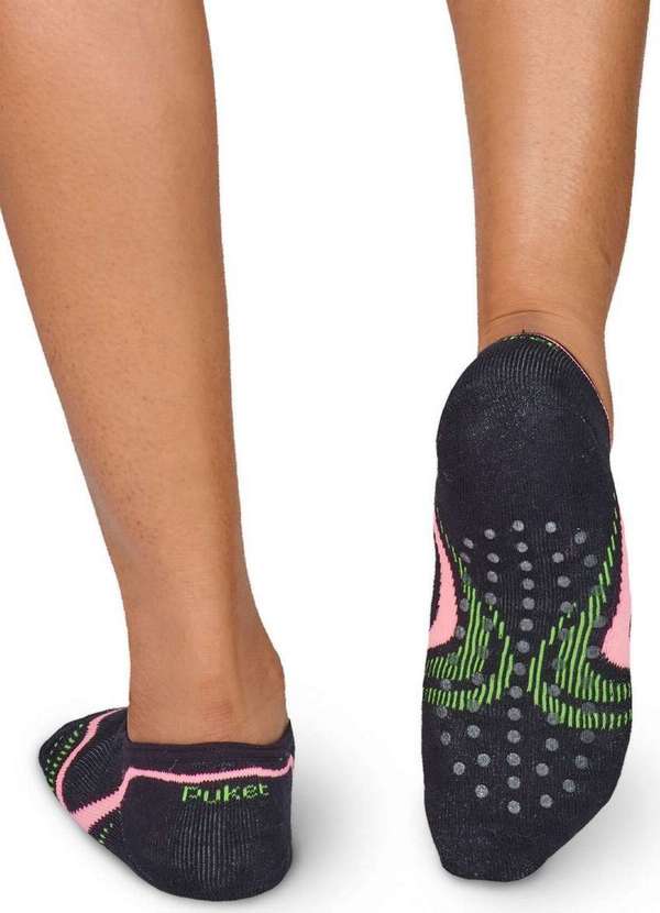 Puket - Sapatilha Antiderrapante Pilates Puket 8529 5576-199-Preto 2