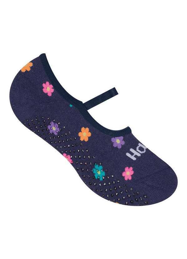 Selene - Sapatilha Antiderrapante Pilates Selene 7850-003 503-Grafite-Mescla