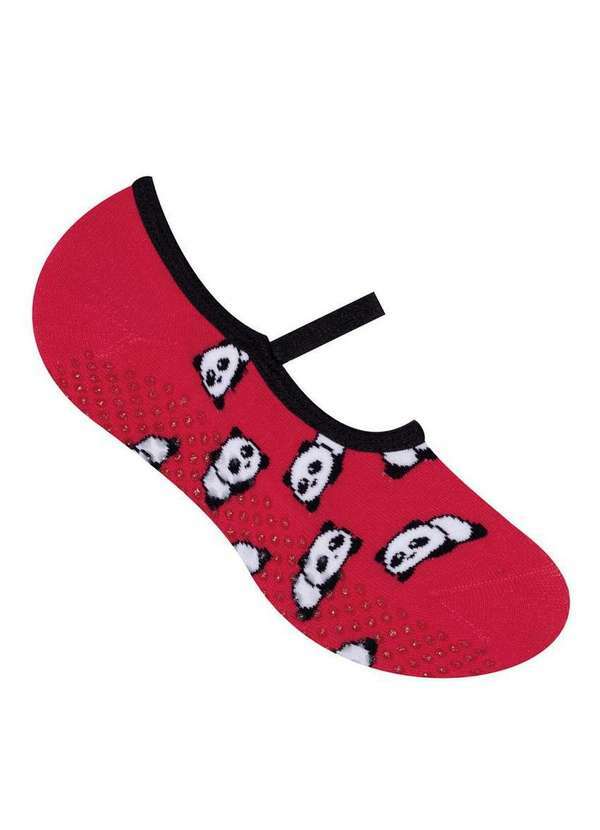 Selene - Sapatilha Antiderrapante Pilates Selene 7850-003 501-Vermelho