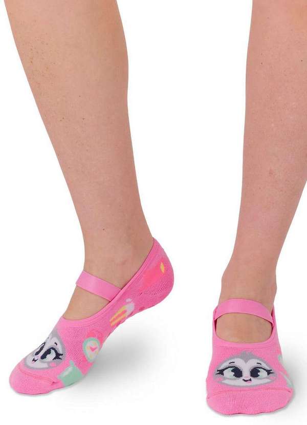 Puket - Sapatilha Antiderrapante Puket 7239 5668-452-Rosa