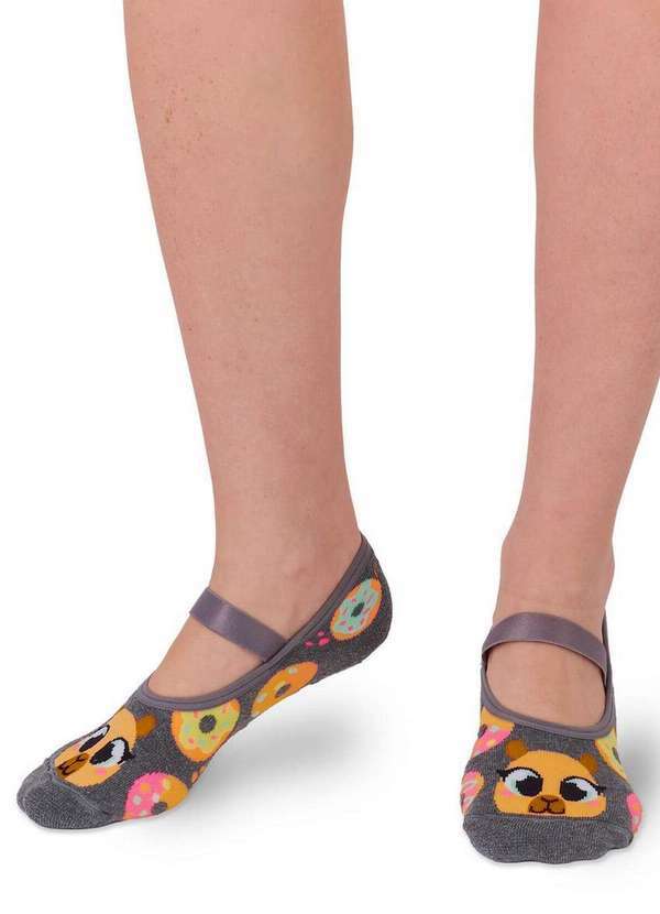 Puket - Sapatilha Antiderrapante Puket 7239 5669-200-Mescla-Escuro