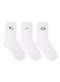 Selene - Kit 3 pares de Meias Esportivas Cano Curto Selene 4355-001 999-Cinza-Mescla-Branco-Preto - variação: 998-Branco