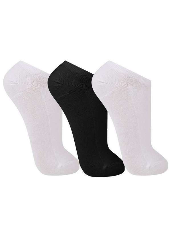 Trifil - Kit/3 Sapatilha Trifil 7064 0004-Branco-Preto-Branco