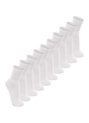 Kit 10 pares de Meias Esportiva Cano Médio Lupo 3290-009 - LUPO