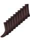 Lupo - Kit 10 pares de Meias Social Meianyl 6002-001 Preta-Branca-Café-Grafite-Bege - variação: Café