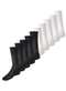 Lupo - Kit 10 pares de Meias Social Meianyl 6002-001 Preta-Branca-Café-Grafite-Bege - variação: Preta-Branca