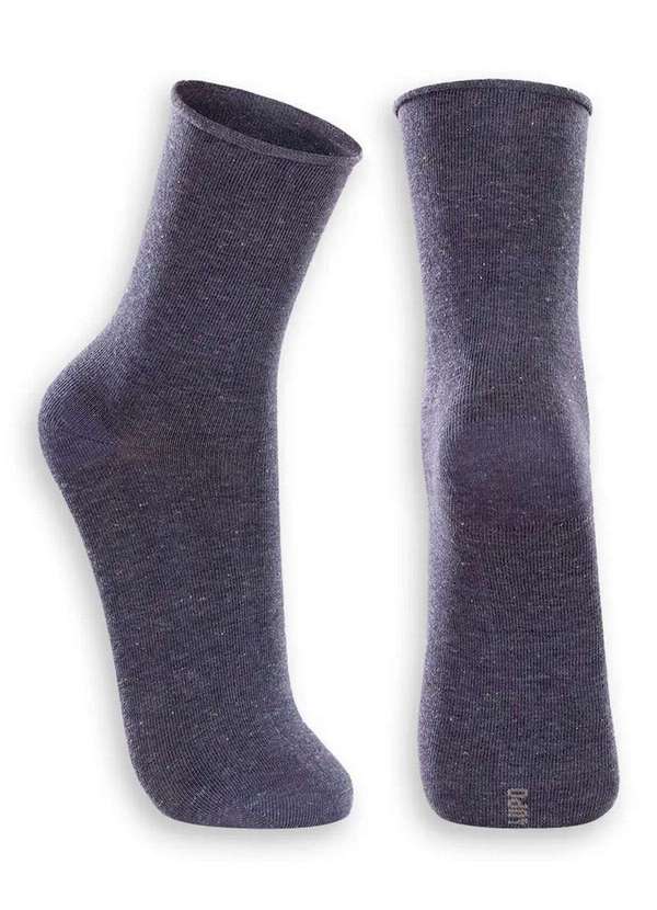 Lupo - Kit com 10 pares de Meias sem Punho Casual Lupo 1275-011 Mescla-Jeans 2