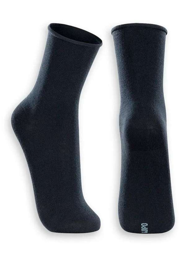 Lupo - Kit com 10 pares de Meias sem Punho Casual Lupo 1275-011 Preto-Marinho 3