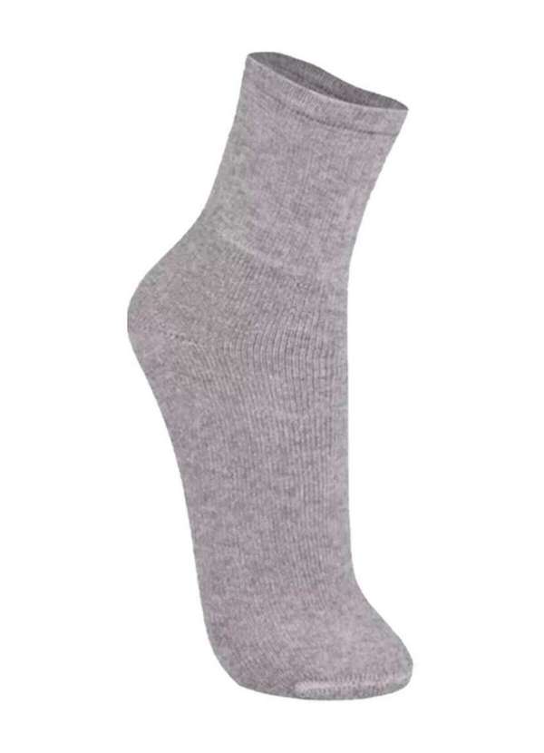 Trifil - Kit 12 pares de Meias Esportiva Cano Médio Trifil 8720 004-Branco-Cinza 3