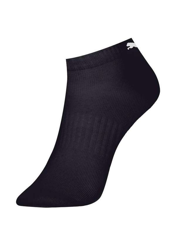 Puma - Kit 2 pares de Meias Esportiva Cano Curto Puma 4560-001/002 994-Azul-Preto 3