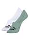 Puma - Kit 2 pares de Meias Invisível Puma 4500-001 979-Preto-Cinza-Mescla - variação: 991-Branco-Verde-Seco