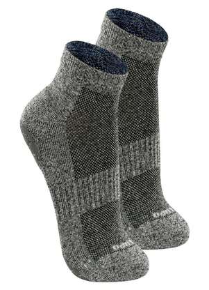 Kit com 2 pares de Meias Antiderrapante Pilates Lupo 3310-003 - LUPO