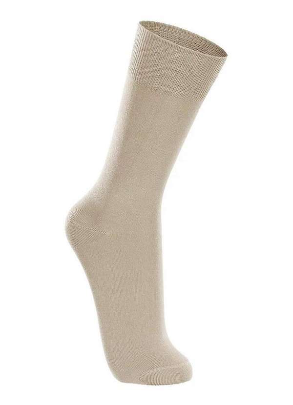 Lupo - Kit com 2 pares de Meias Casual Lupo 1210-201 Bege 2