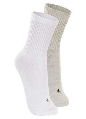 Kit com 2 pares de Meias Esportiva Cano Longo Lupo 3250-001 - LUPO