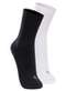 Lupo - Kit com 2 pares de Meias Esportiva Cano Longo Lupo 3250-001 Preto - variação: Preto-Branco