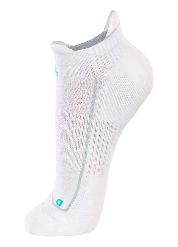 Lupo - Kit com 2 pares de Meias Performance Running Lupo 3276-002 Branco-Preto 3