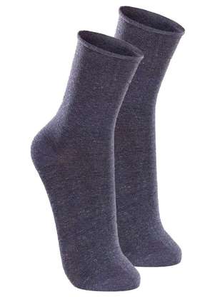 Kit com 2 pares de Meias sem Punho Casual Lupo 1275-011 - LUPO