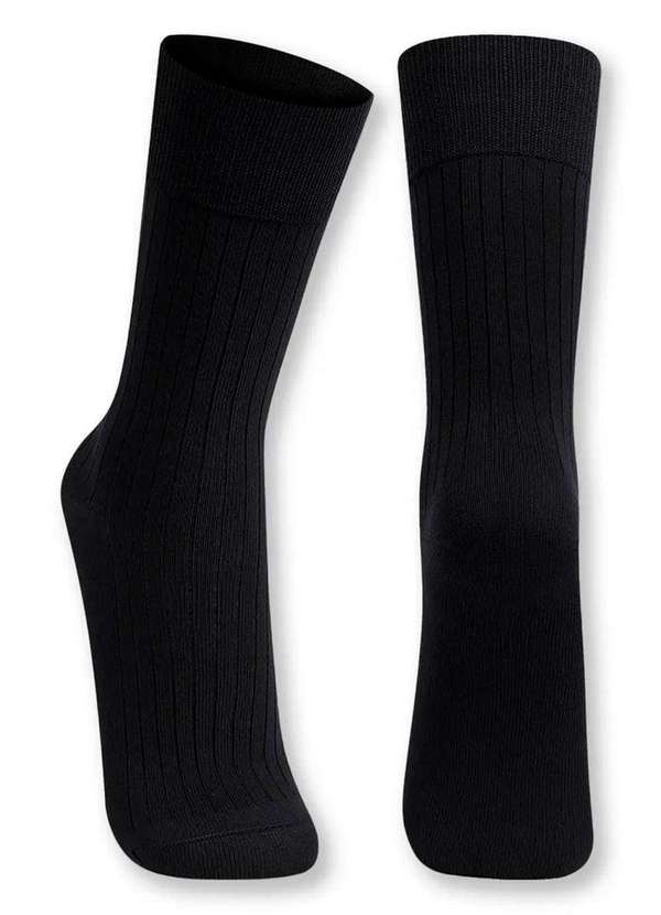 Lupo - Kit com 2 pares de Meias Social Lupo 1795-004 Preto 2