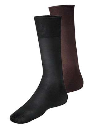 Lupo - Kit com 2 pares de Meias Social Meianyl 6002-001 - LUPO