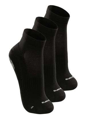 Kit com 3 pares de Meias Antiderrapante Pilates Lupo 3310-003 - LUPO