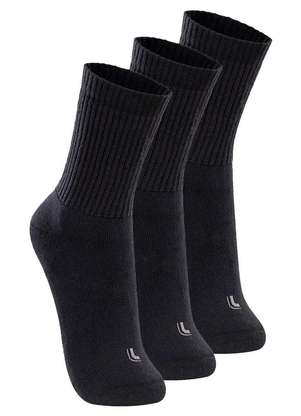 Kit com 3 pares de Meias Esportiva Cano Longo Lupo 3250-001 - LUPO