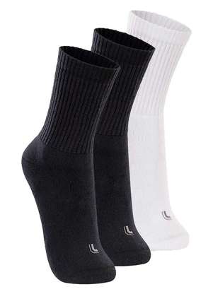 Kit com 3 pares de Meias Esportiva Cano Longo Lupo 3250-001 - LUPO