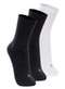 Lupo - Kit com 3 pares de Meias Esportiva Cano Longo Lupo 3250-001 Preto-Branco - variação: Preto-Branco