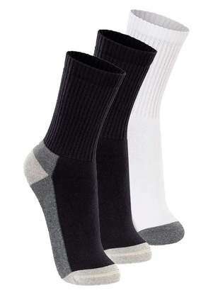 Kit com 3 pares de Meias Esportiva Cano Longo Lupo 3250-002 - LUPO