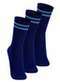 Lupo - Kit com 3 pares de Meias Esportiva Cano Longo Lupo 3292-009 Preto-Marinho - variação: Marinho