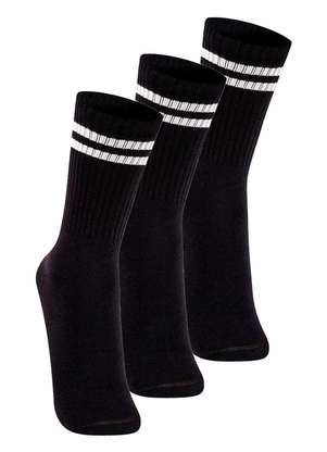 Kit com 3 pares de Meias Esportiva Cano Longo Lupo 3292-009 - LUPO