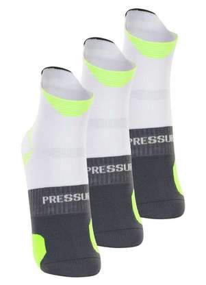 Kit com 3 pares de Meias Performance Running Lupo 15424-001 - LUPO