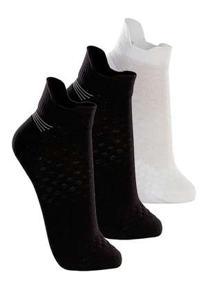 Kit com 3 pares de Meias Performance Running Lupo 15570-001 - LUPO