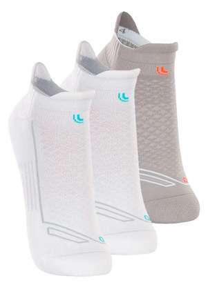 Kit com 3 pares de Meias Performance Running Lupo 3276-002 - LUPO