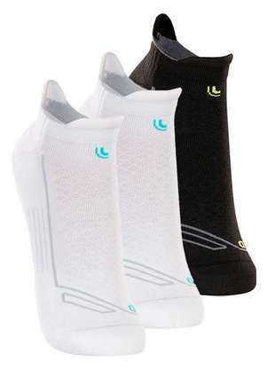 Kit com 3 pares de Meias Performance Running Lupo 3276-002 - LUPO