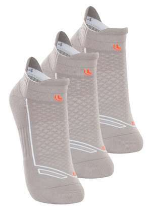 Kit com 3 pares de Meias Performance Running Lupo 3276-002 - LUPO