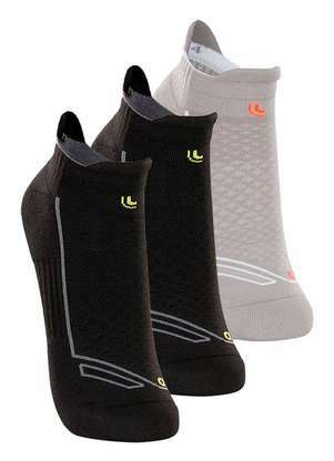 Kit com 3 pares de Meias Performance Running Lupo 3276-002 - LUPO
