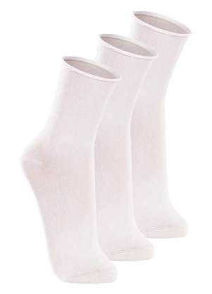 Kit com 3 pares de Meias sem Punho Casual Lupo 1275-011 - LUPO