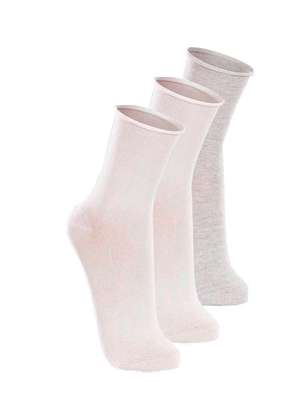 Kit com 3 pares de Meias sem Punho Casual Lupo 1275-011 - LUPO