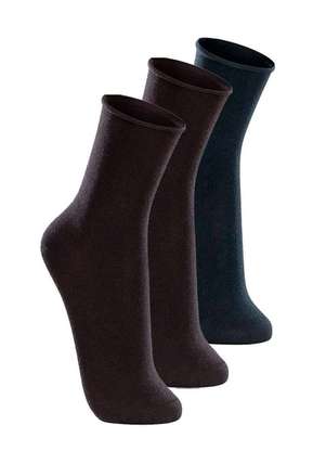 Kit com 3 pares de Meias sem Punho Casual Lupo 1275-011 - LUPO