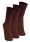 Lupo - Kit com 3 pares de Meias Social Lupo 1795-004 Marinho-Café - variação: Café