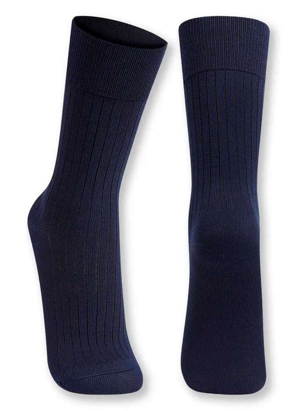 Lupo - Kit com 3 pares de Meias Social Lupo 1795-004 Marinho 2