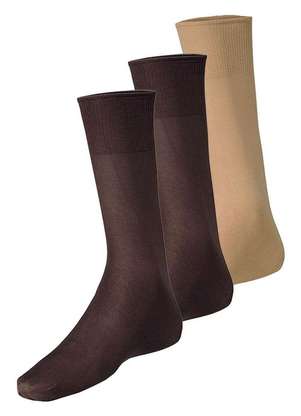 Lupo - Kit com 3 pares de Meias Social Meianyl 6002-001 - LUPO